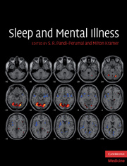 Couverture de l’ouvrage Sleep and Mental Illness