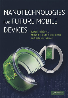 Couverture de l’ouvrage Nanotechnologies for Future Mobile Devices