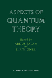 Couverture de l’ouvrage Aspects of Quantum Theory