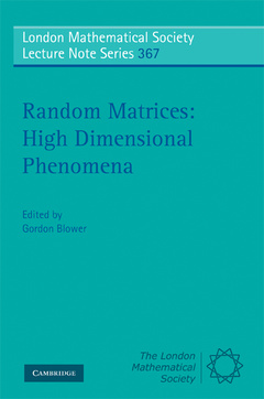 Couverture de l’ouvrage Random Matrices: High Dimensional Phenomena