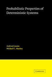 Couverture de l’ouvrage Probabilistic Properties of Deterministic Systems