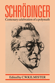 Couverture de l’ouvrage Schrodinger : centenary celebration of a polymath (Paper)