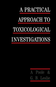 Couverture de l’ouvrage A Practical Approach to Toxicological Investigations