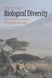 Cover of the book Biological diversity : the coexistence of species on changing landscapes (Paper