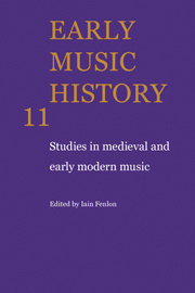 Couverture de l’ouvrage Early Music History