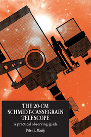 Couverture de l’ouvrage The 20-cm schmidt-cassegrain telescope