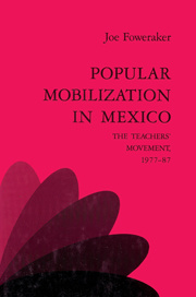 Couverture de l’ouvrage Popular Mobilization in Mexico