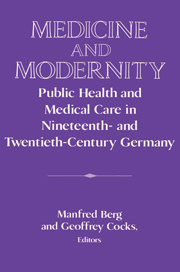 Couverture de l’ouvrage Medicine and Modernity