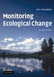 Couverture de l’ouvrage Monitoring Ecological Change