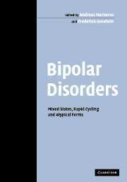 Couverture de l’ouvrage Bipolar disorders : atypical forms & mixed states, (Paper)