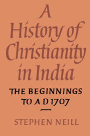 Cover of the book A History of Christianity in India