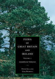 Couverture de l’ouvrage Flora of Great Britain and Ireland: Volume 1, Lycopodiaceae – Salicaceae