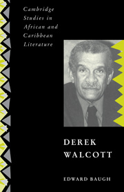 Couverture de l’ouvrage Derek Walcott