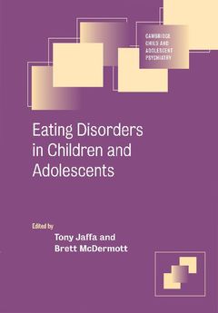 Couverture de l’ouvrage Eating Disorders in Children and Adolescents