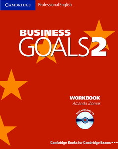 Couverture de l’ouvrage Business goals 2 workbook with audio cd