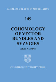 Cover of the book Cohomology of Vector Bundles and Syzygies