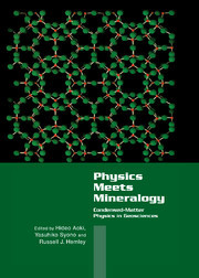 Couverture de l’ouvrage Physics Meets Mineralogy