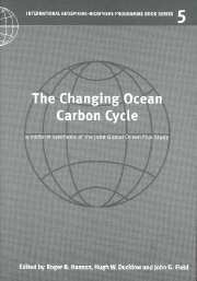 Couverture de l’ouvrage The Changing Ocean Carbon Cycle
