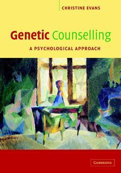 Couverture de l’ouvrage Genetic Counselling