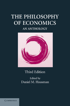 Couverture de l’ouvrage The Philosophy of Economics