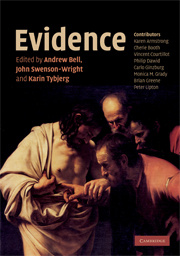 Cover of the book Evidence
