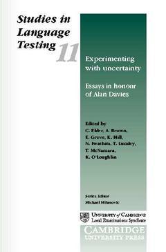 Cover of the book Experimenting with uncertainty (paper)