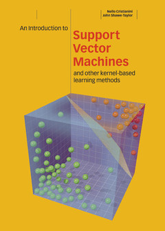 Cover of the book An Introduction to Support Vector Machines and Other Kernel-based Learning Methods