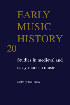 Cover of the book Early Music History: Volume 20