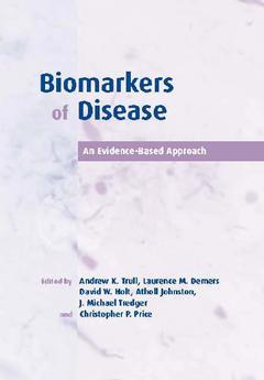 Couverture de l’ouvrage Biomarkers of Disease