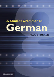 Cover of the book A Student Grammar of German