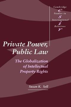 Couverture de l’ouvrage Private Power, Public Law