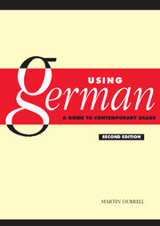 Couverture de l’ouvrage Using German