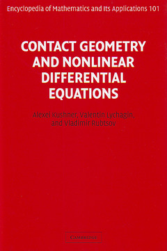 Cover of the book Contact Geometry and Nonlinear Differential Equations