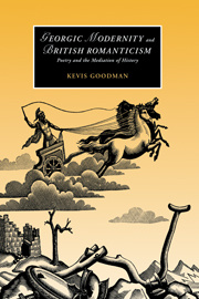 Couverture de l’ouvrage Georgic Modernity and British Romanticism
