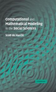 Cover of the book Computational and Mathematical Modeling in the Social Sciences