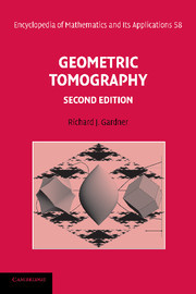 Couverture de l’ouvrage Geometric Tomography