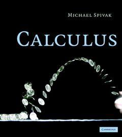 Couverture de l’ouvrage Calculus