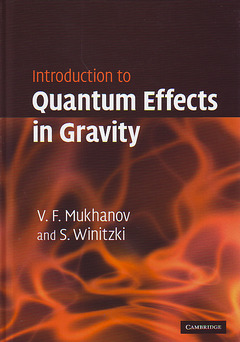 Couverture de l’ouvrage Introduction to Quantum Effects in Gravity