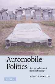 Couverture de l’ouvrage Automobile Politics
