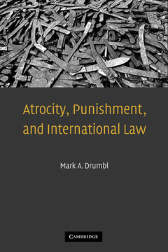 Couverture de l’ouvrage Atrocity, Punishment, and International Law