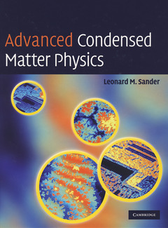 Couverture de l’ouvrage Advanced Condensed Matter Physics