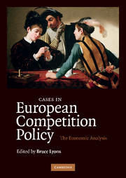 Cover of the book Cases in European Competition Policy