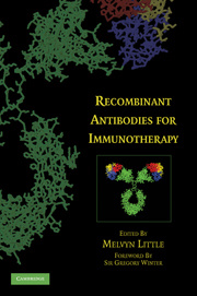 Couverture de l’ouvrage Recombinant Antibodies for Immunotherapy