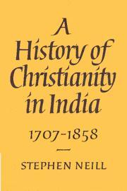 Couverture de l’ouvrage A History of Christianity in India