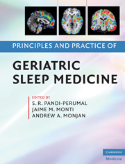Couverture de l’ouvrage Principles and Practice of Geriatric Sleep Medicine