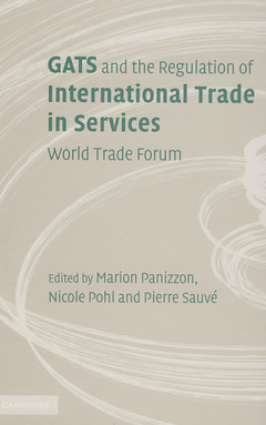 Couverture de l’ouvrage GATS and the Regulation of International Trade in Services