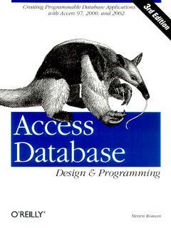 Couverture de l’ouvrage Access Database Design & Programming 3e