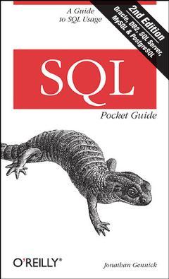 Couverture de l’ouvrage SQL Pocket guide