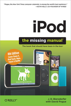 Couverture de l’ouvrage IPod: the missing manual