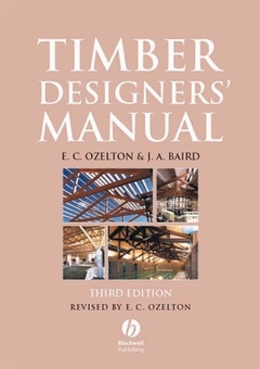 Couverture de l’ouvrage Timber designer's manual